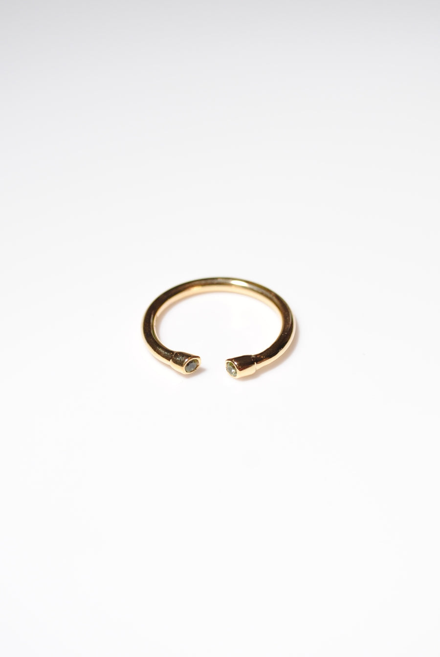 (ペリドット/gold) 2way milano ring