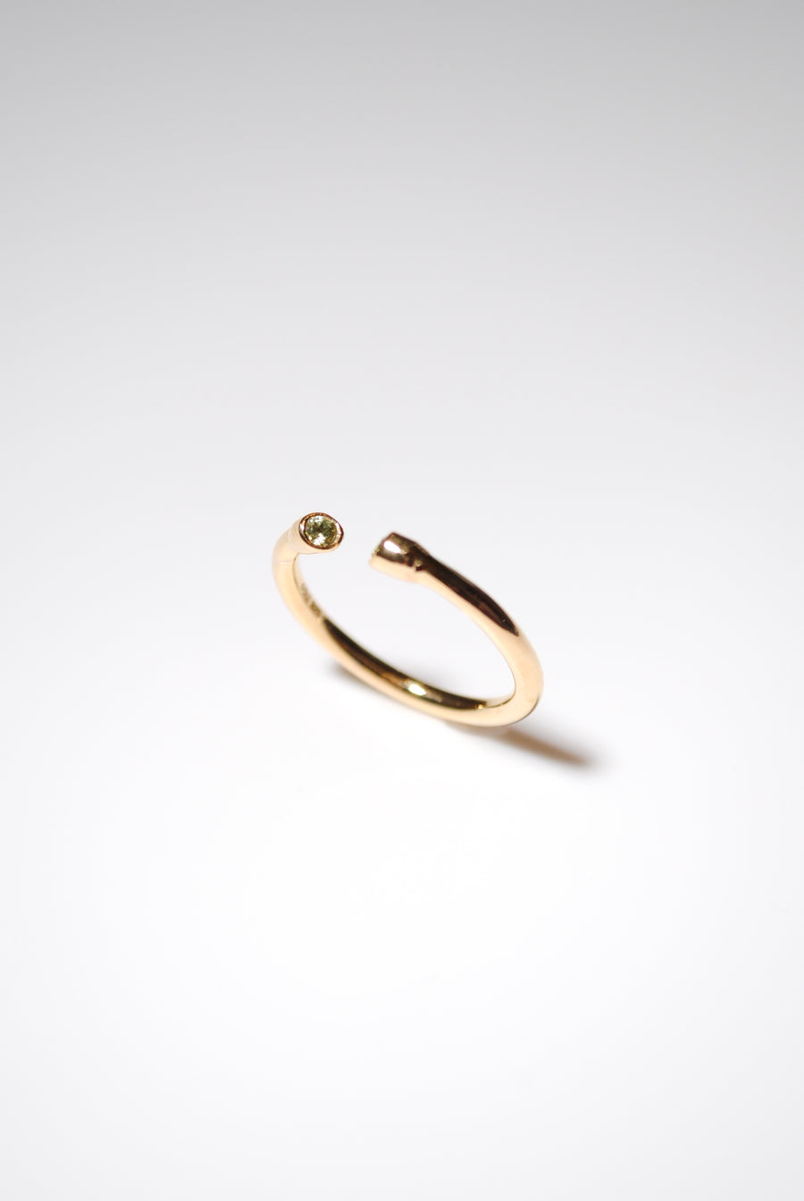 (ペリドット/gold) 2way milano ring