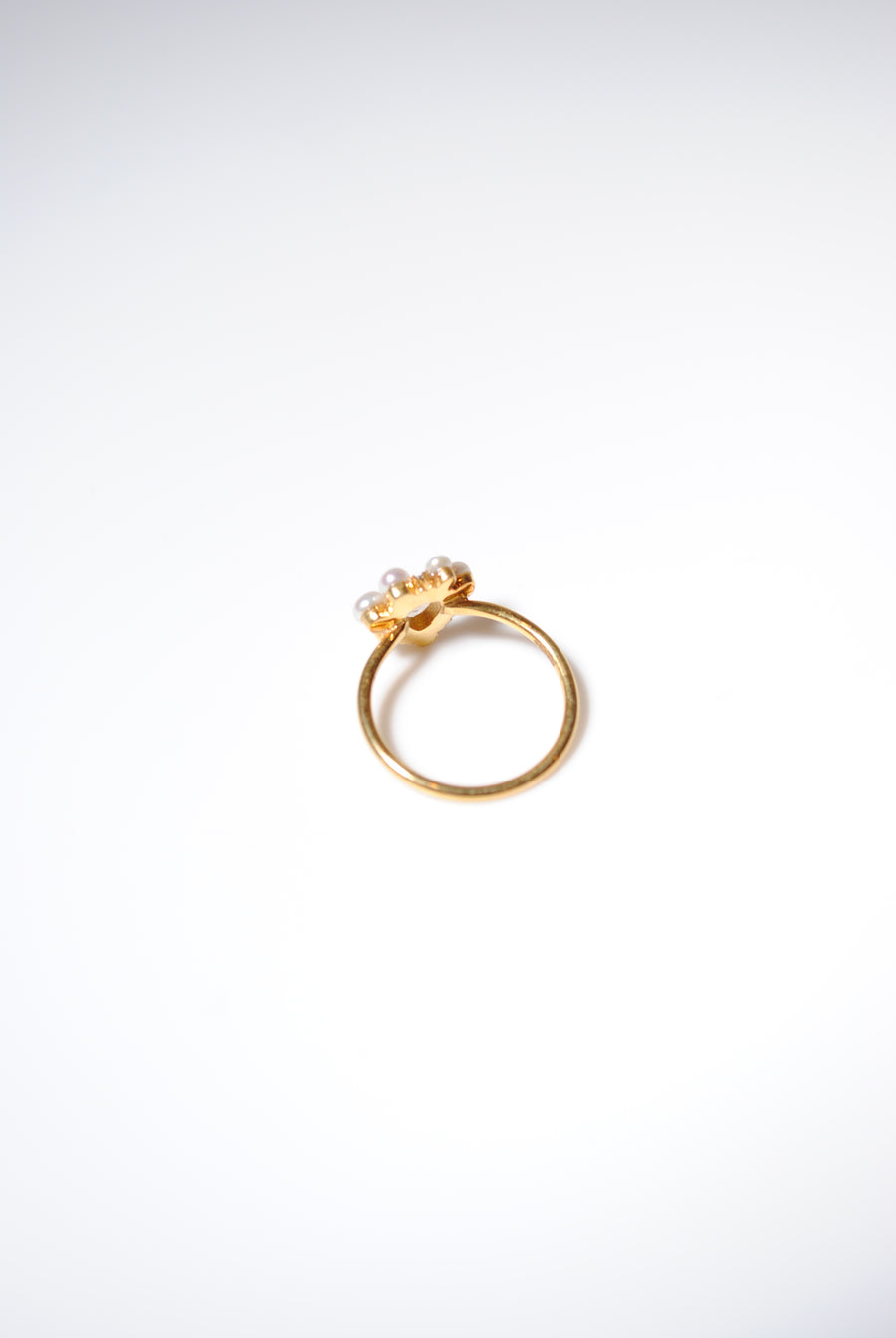 (ダイヤモンド/gold) snow flower ring