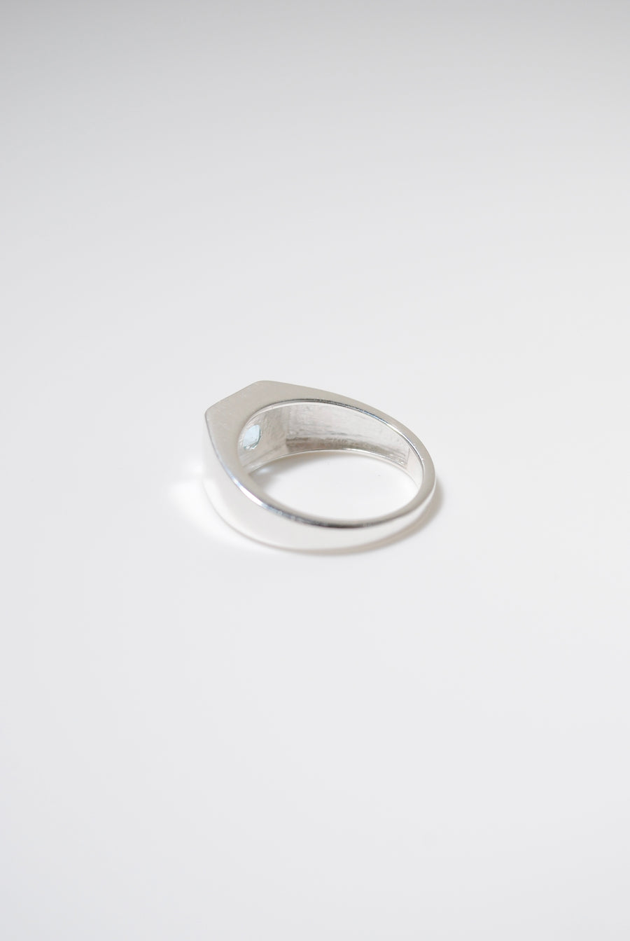 (ブルートパーズ/SILVER)pond ring