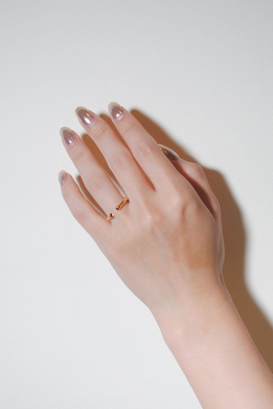 (ガーネット/gold) 2way milano ring