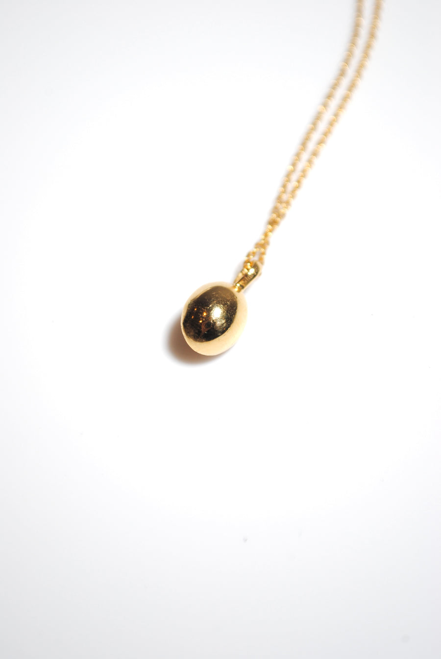 【2way】(プレナイト/gold) hemisphere bril oval necklace