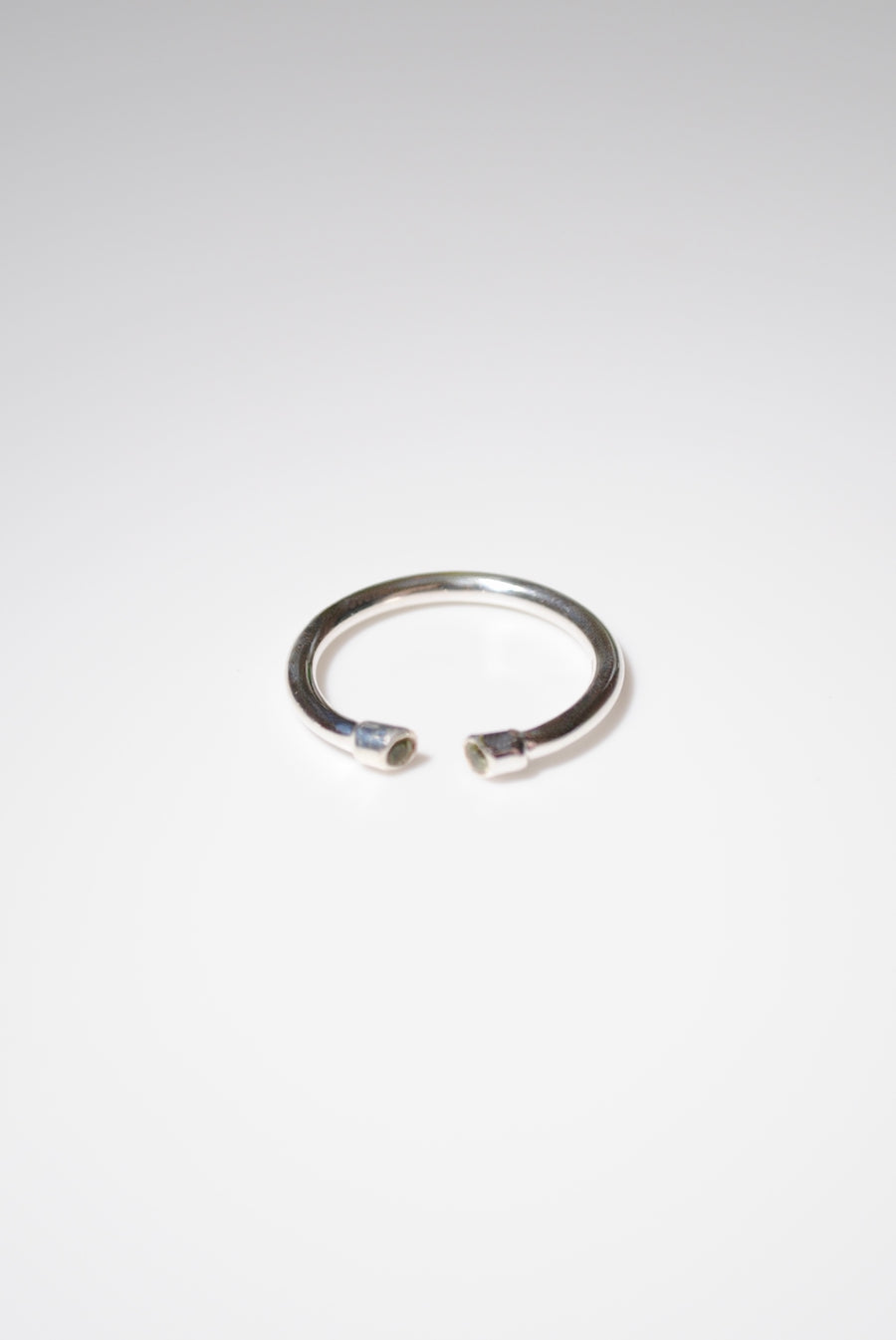 (ペリドット/silver) 2way milano ring