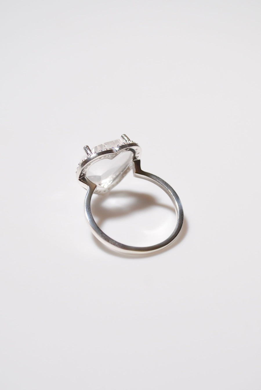 (クリスタル/silver) heart 4 u ring