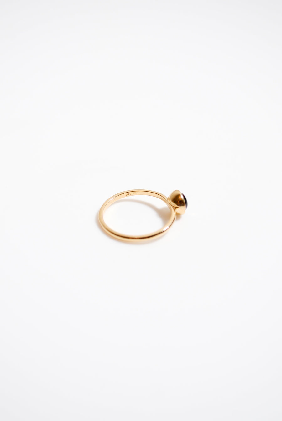 (ブラックオニキス/gold) hemisphere basic circle ring