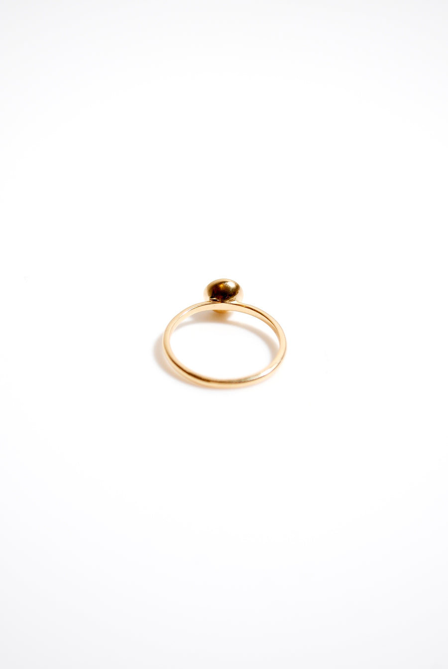 (ブラックオニキス/gold) hemisphere basic circle ring