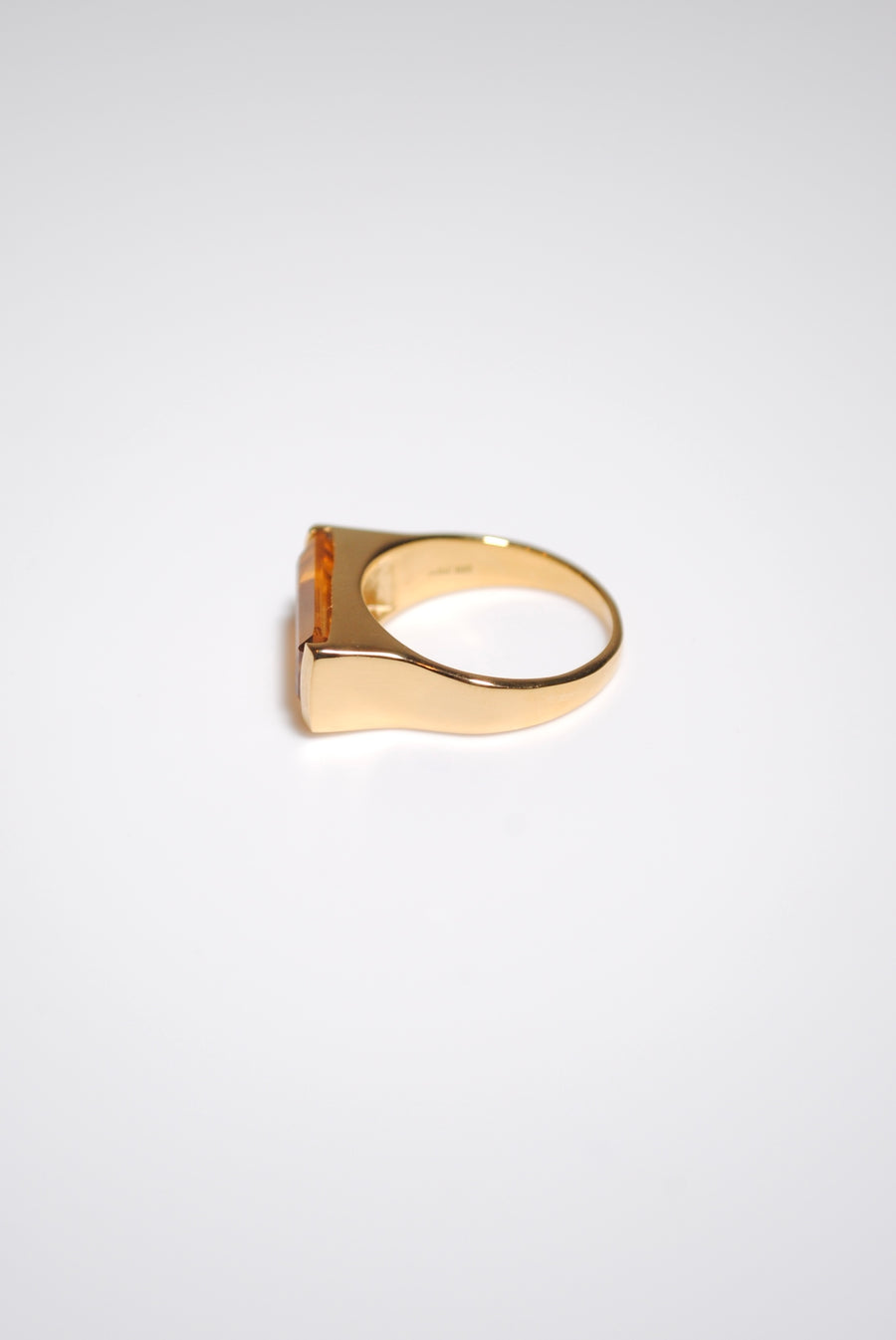 (ディープシトリン/gold) rect board ring