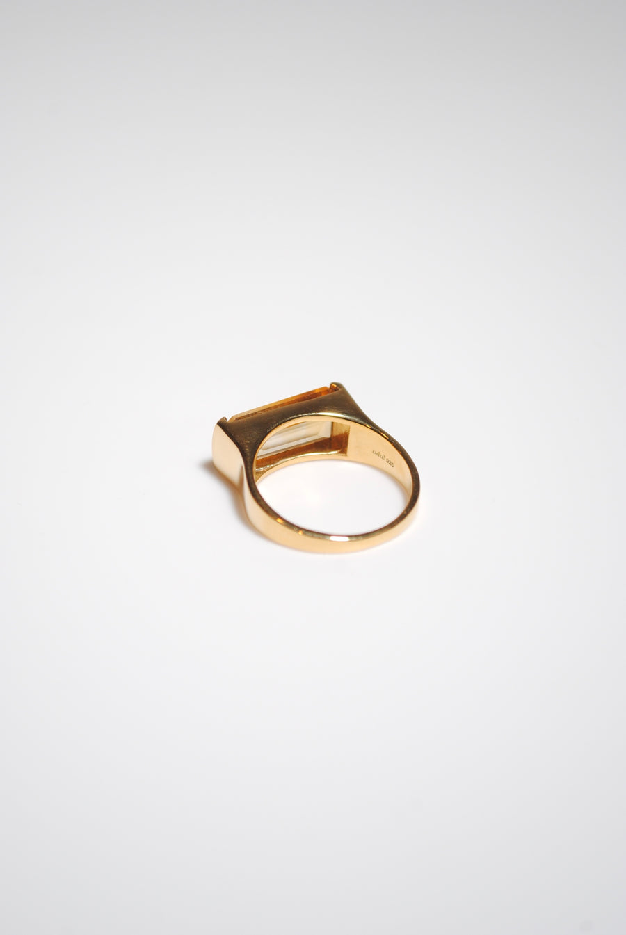 (ディープシトリン/gold) rect board ring