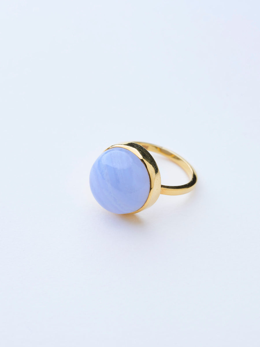 (ブルーレース/gold) moon walk ring