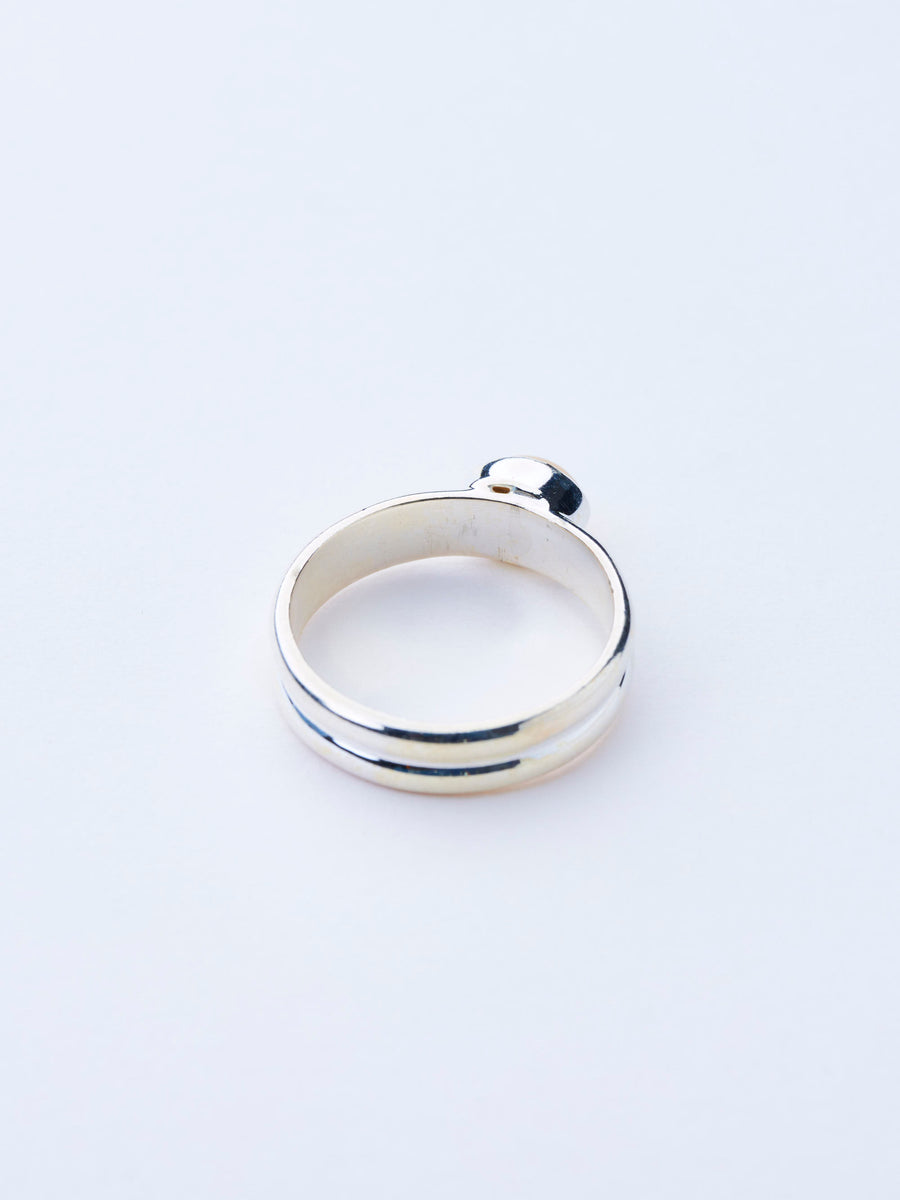 エチオピアンオパール(silver)：vintage dream oval  ring