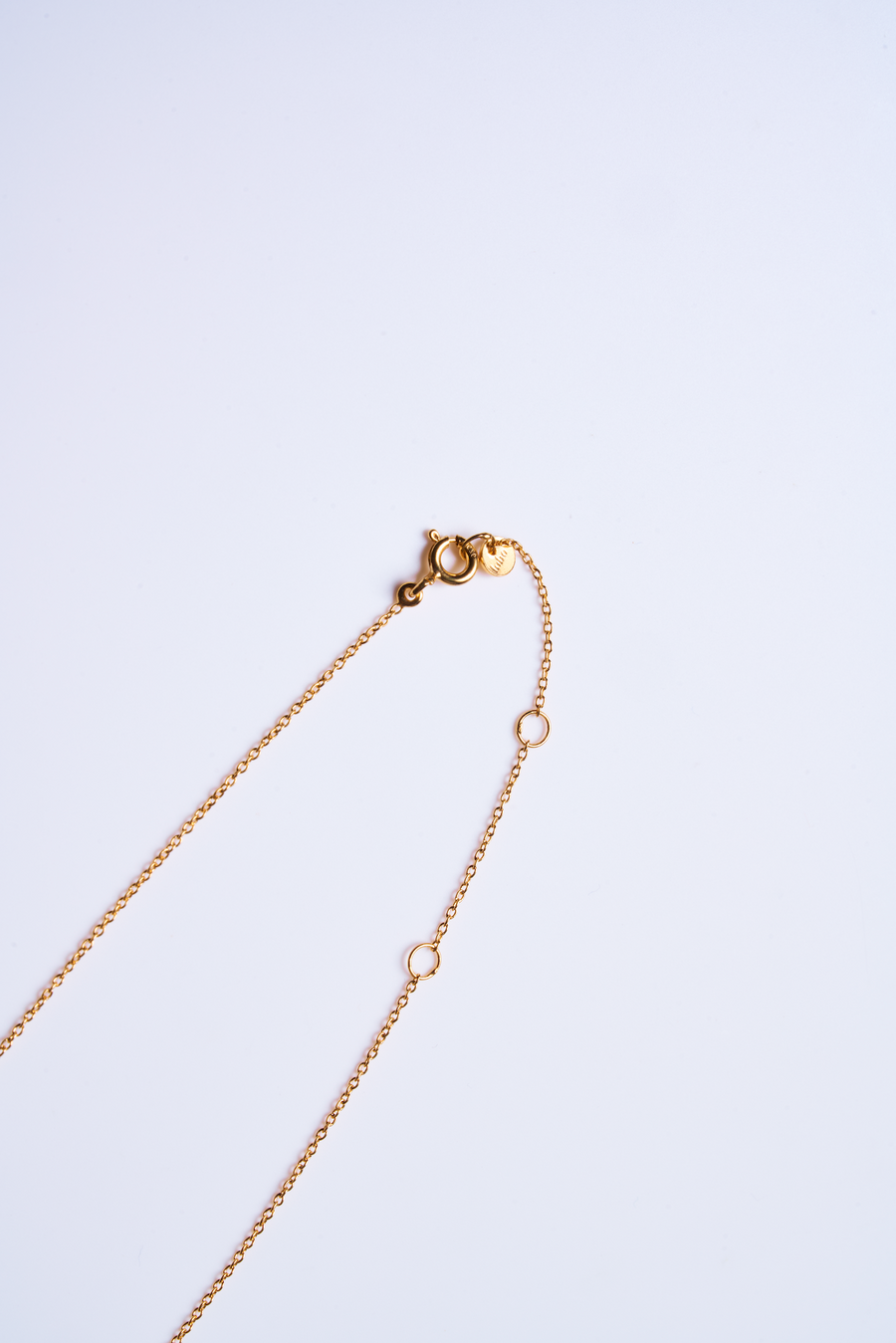 (アイオライト/gold) oval flower necklace